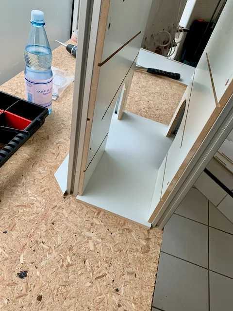 Back of the machine
