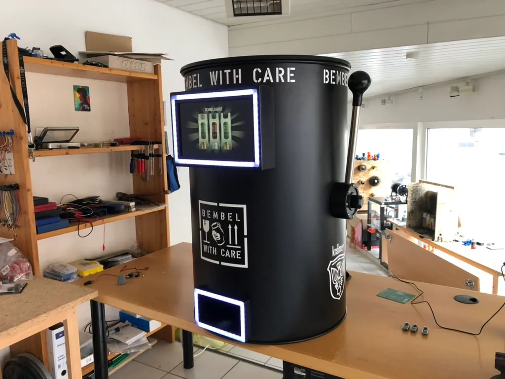 Front of the machine