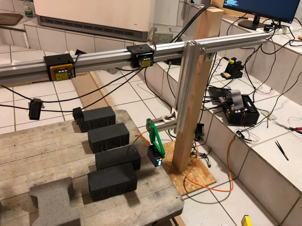 Initial test setup